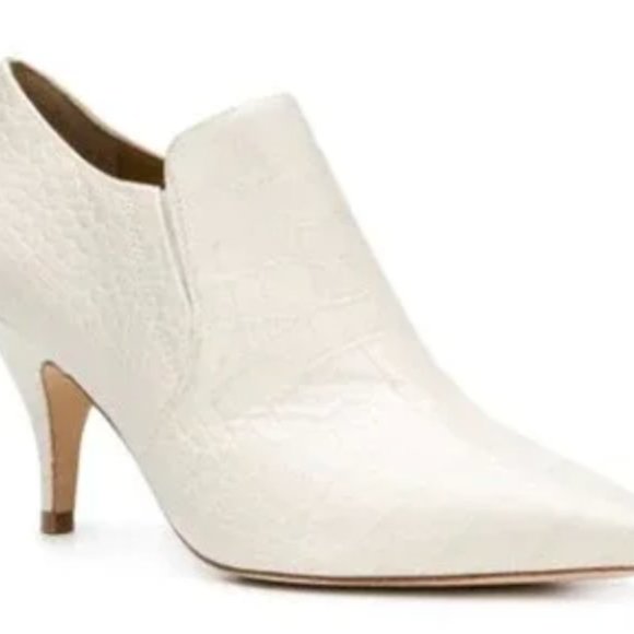 Tory Burch Georgina White Ankle Bootie - worn once - Picture 6 of 13